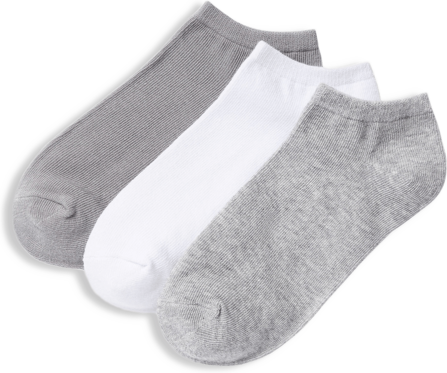 Ankelstrumpor i bomullsmix, 3-pack