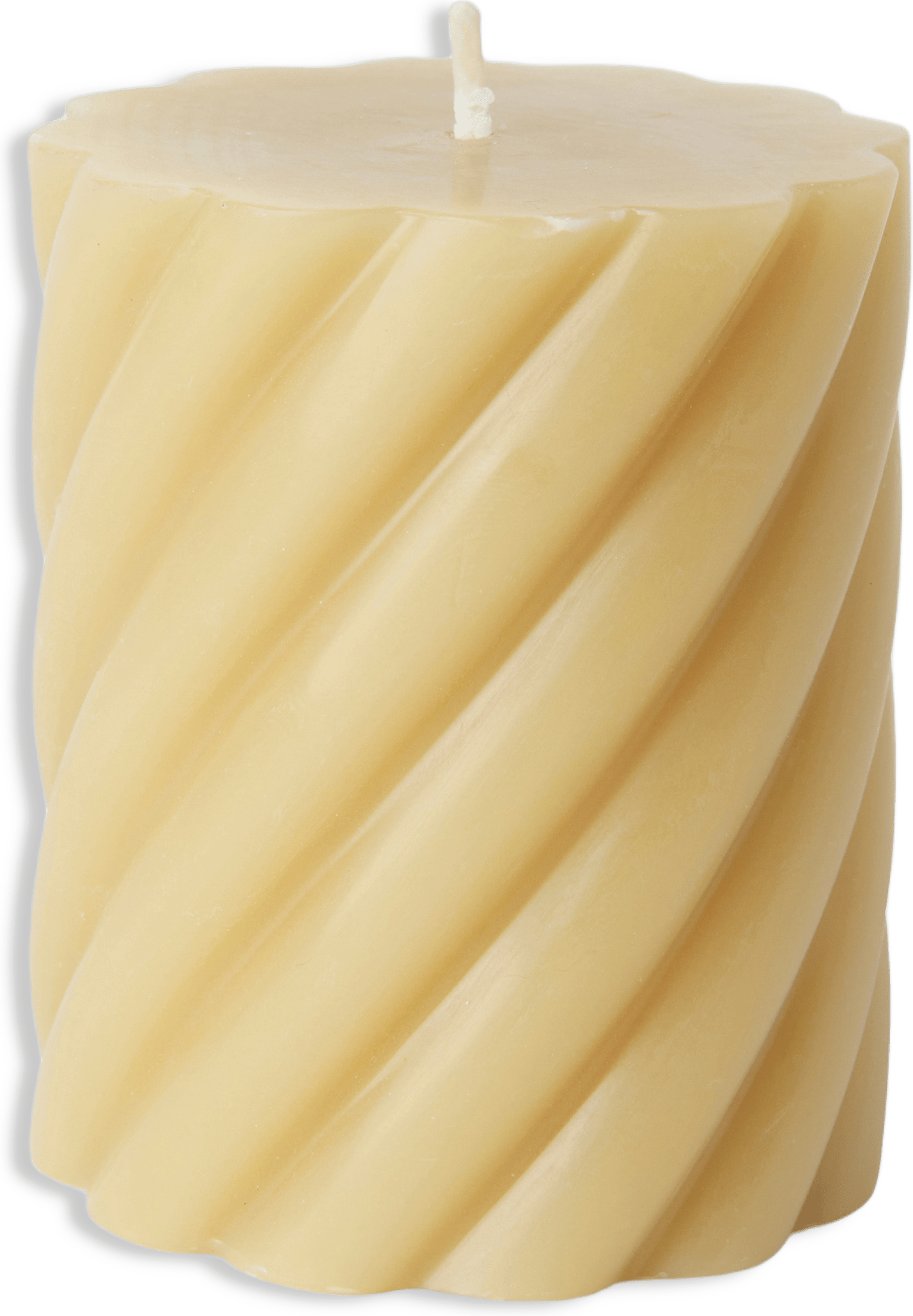 Vridet blockljus 8 cm