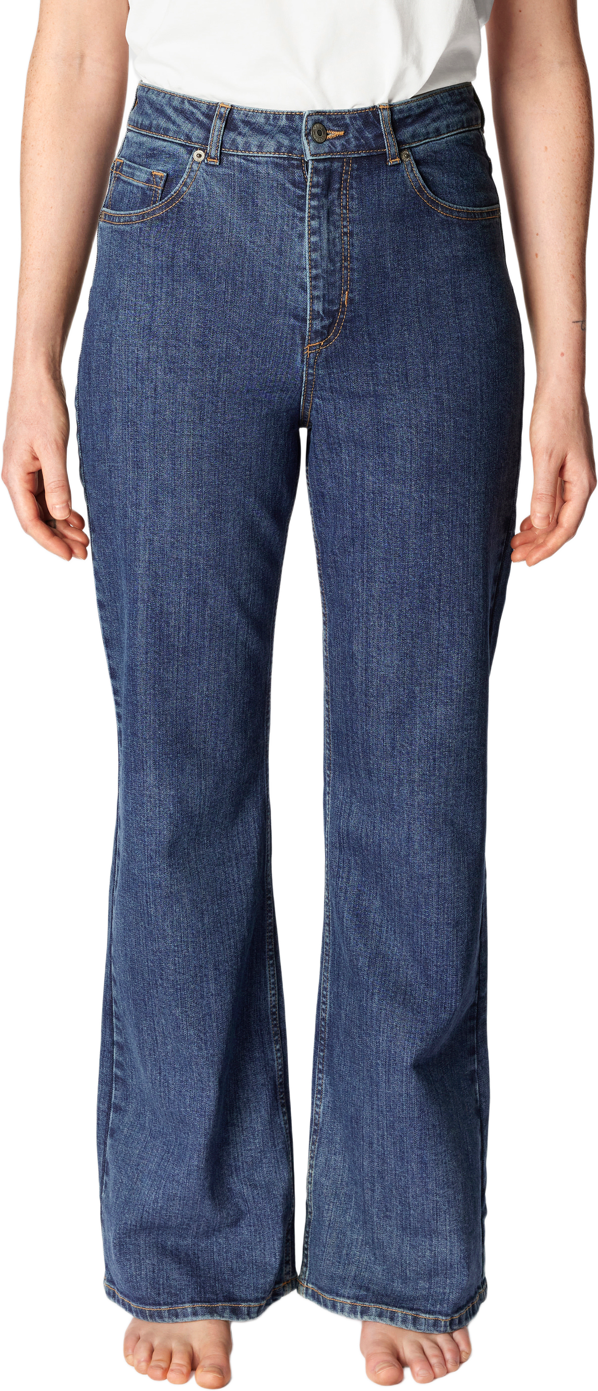 Raka jeans med hög midja CINDY