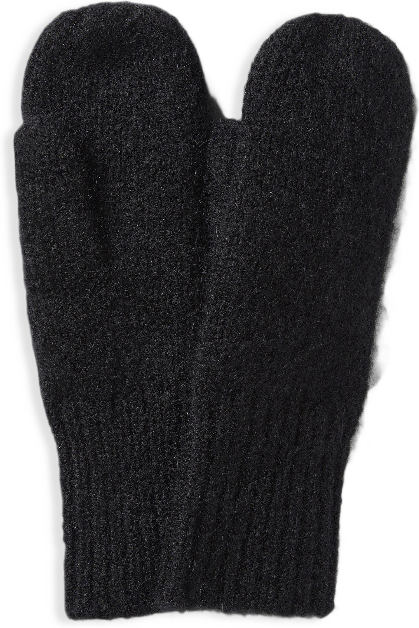 Stickade tumvantar i mohairmix KATE