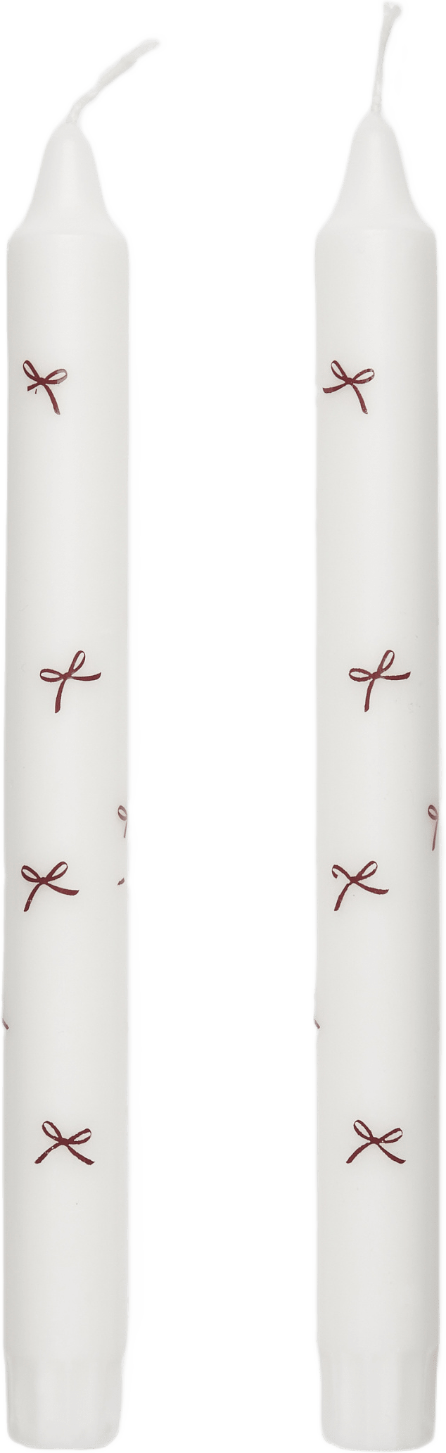 Mönstrade julljus 24 cm, 2-pack