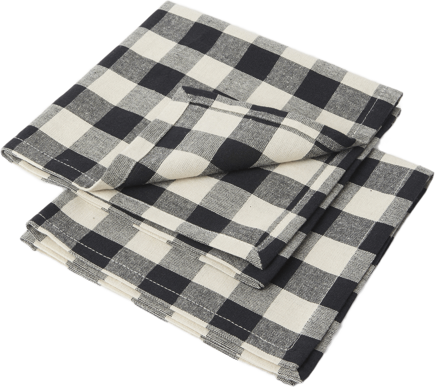Bomullsservetter GINGHAM, 2-pack