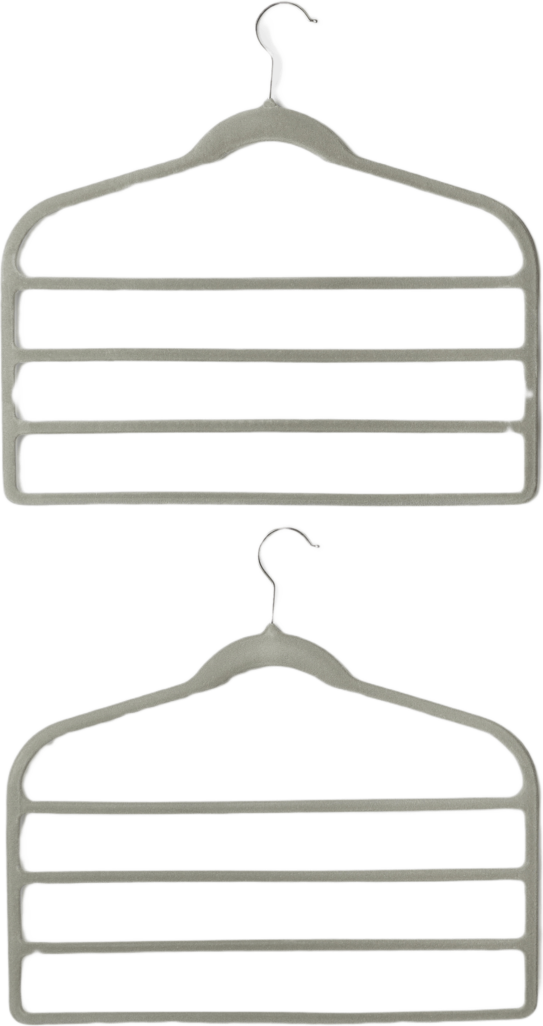 Flockad byxgalge, 2-pack