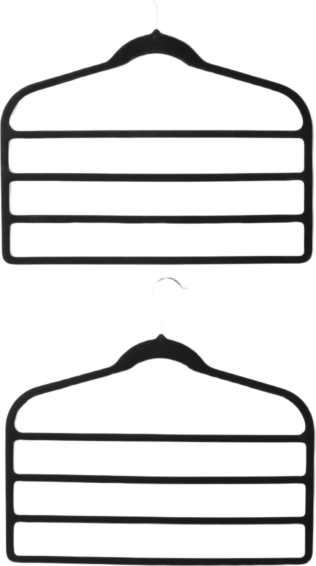 Flockad byxgalge, 2-pack