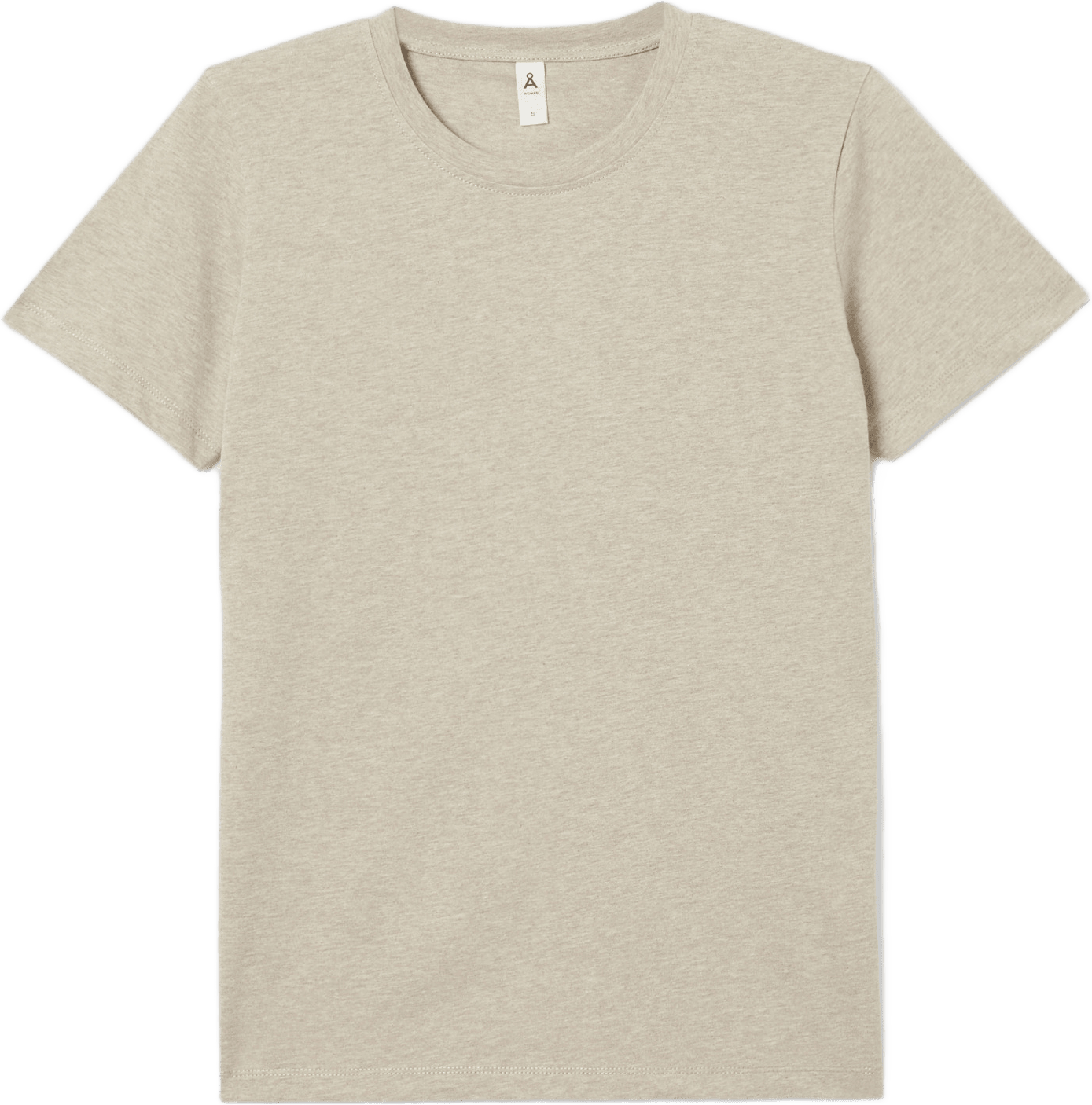 T-shirt i ekologisk bomull ANNA melange