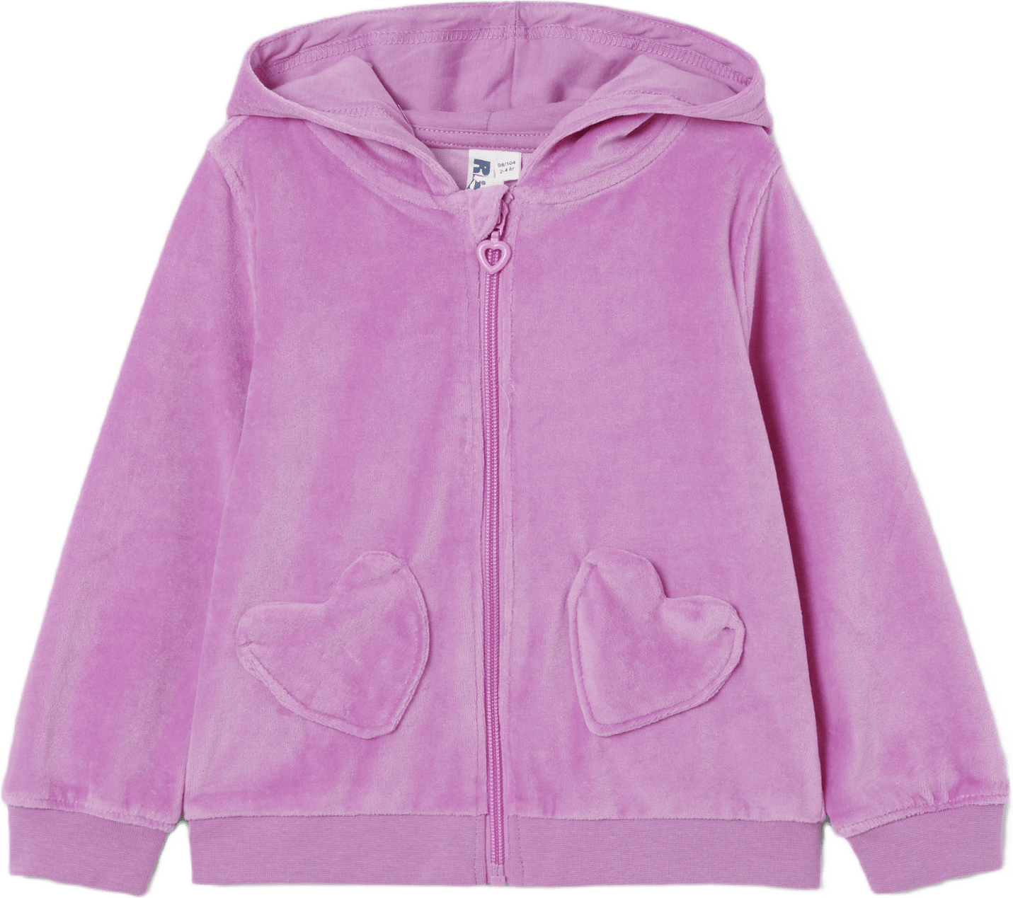 Hoodie i velour BEA