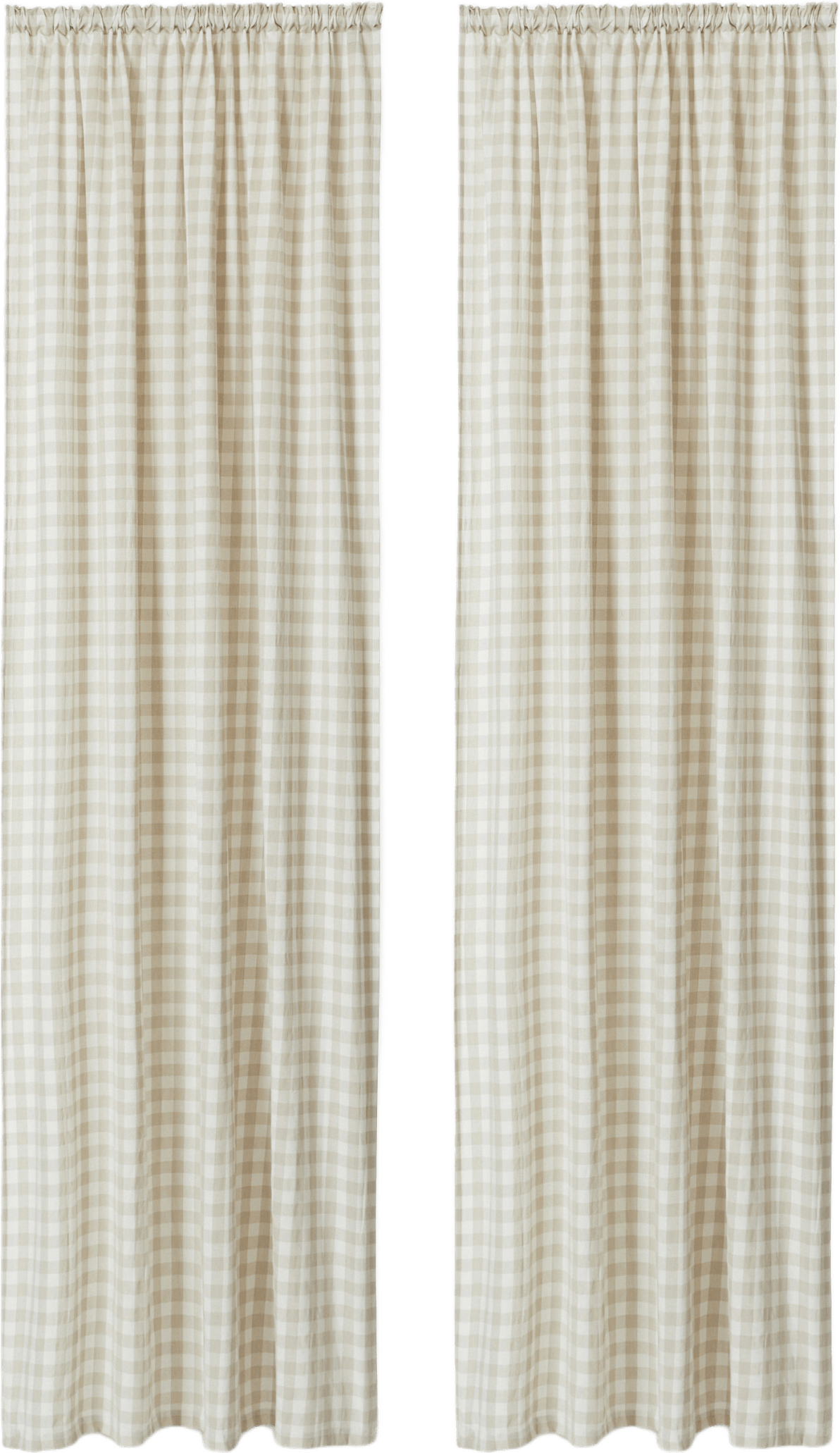 Gardin GINGHAM 130x250 cm, 2-pack