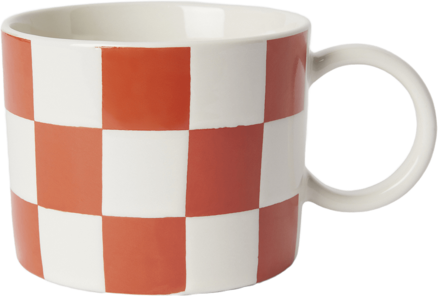 Mugg i stengods ADA CHECKER 25 cl