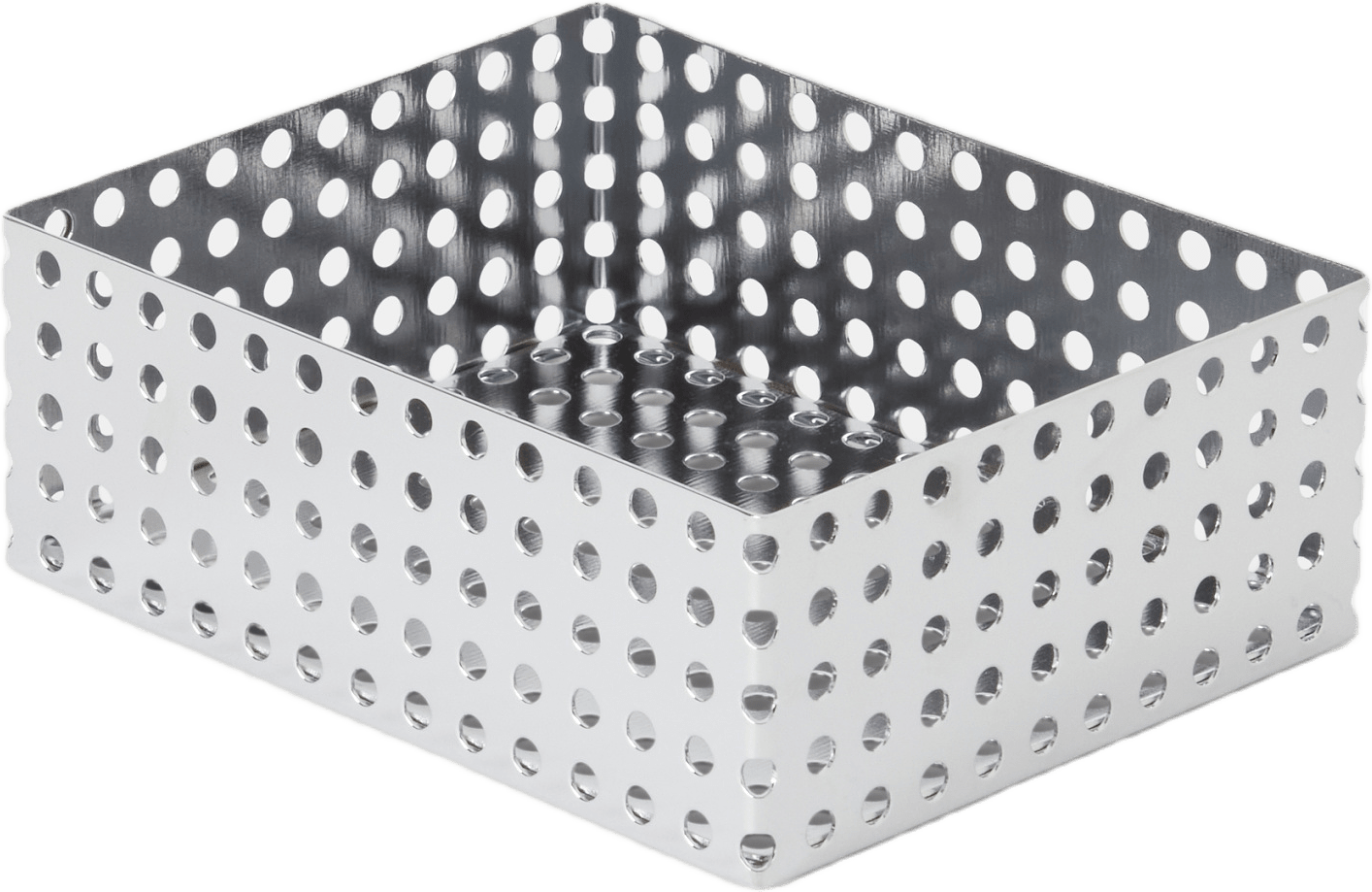 Förvaringsbox i plåt 14x11 cm