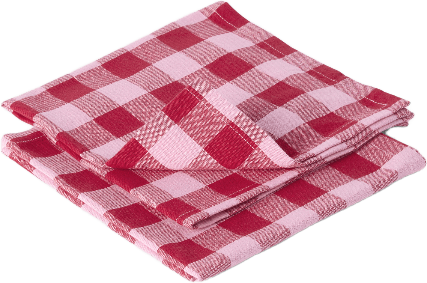 Bomullsservetter GINGHAM, 2-pack