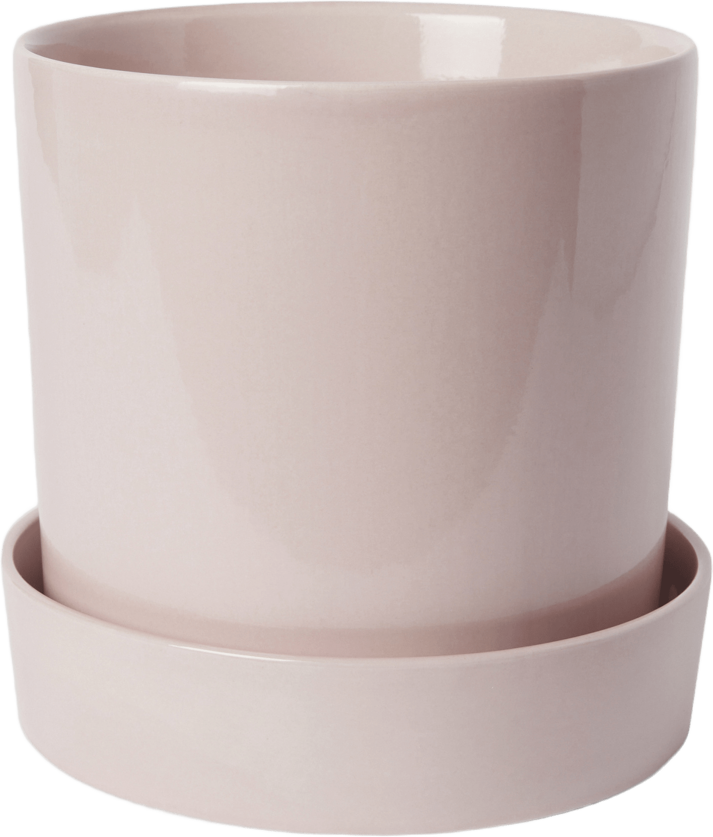 Kruka med fat TED 17,5 cm