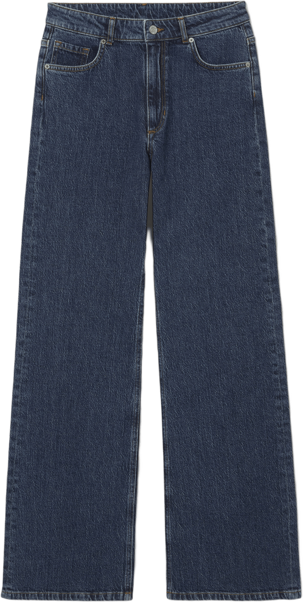 Raka jeans med hög midja CINDY