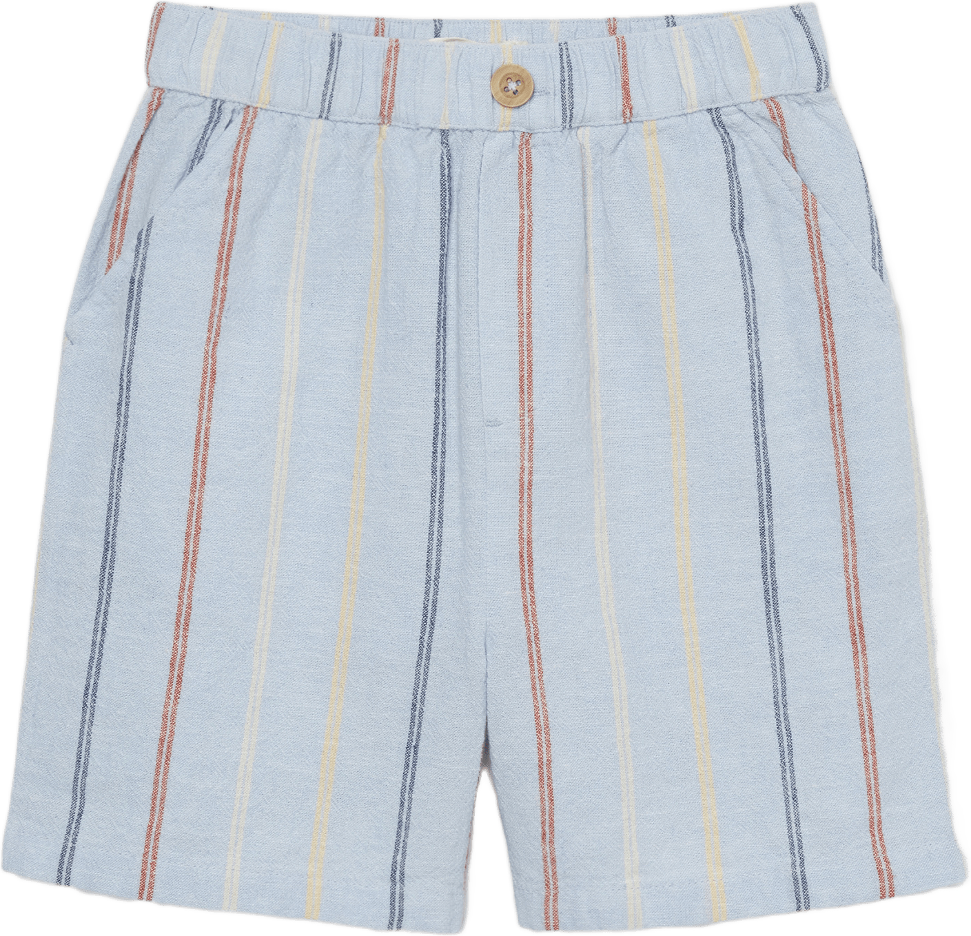 Randiga shorts i linnemix SIGGE