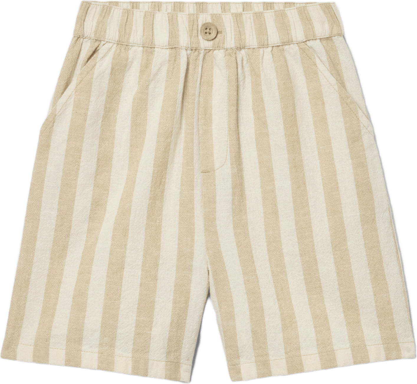 Randiga shorts i linnemix SIGGE