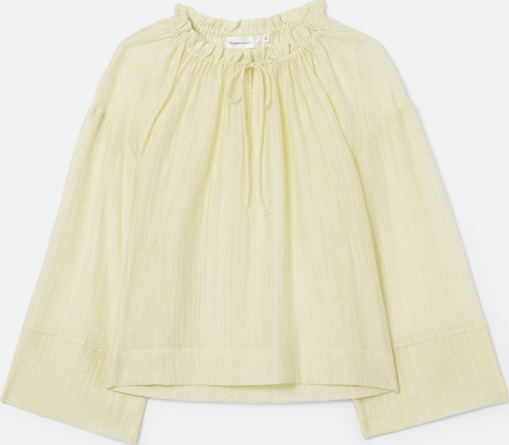 Blus med snörning ALY