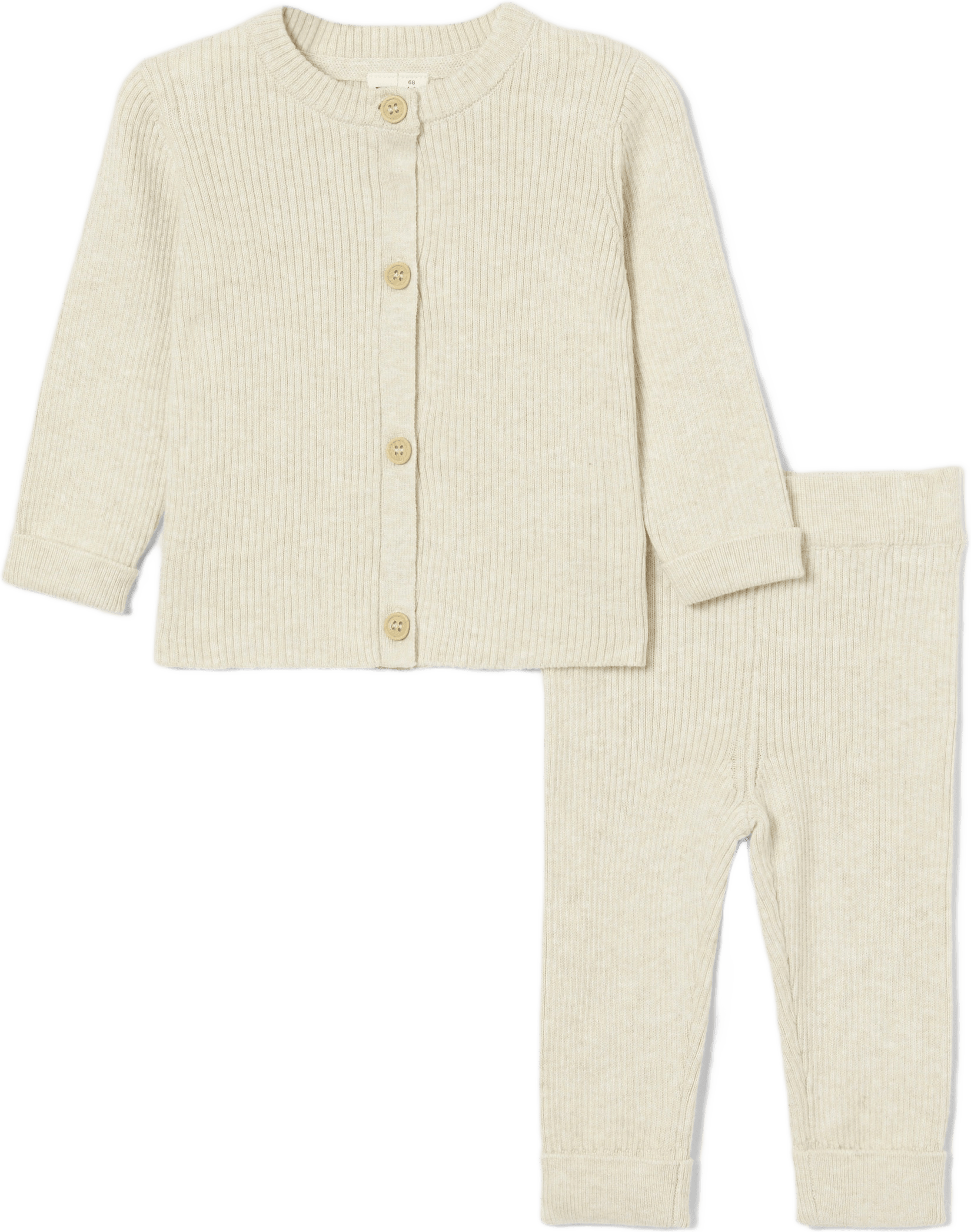 Ribbstickad set OAT