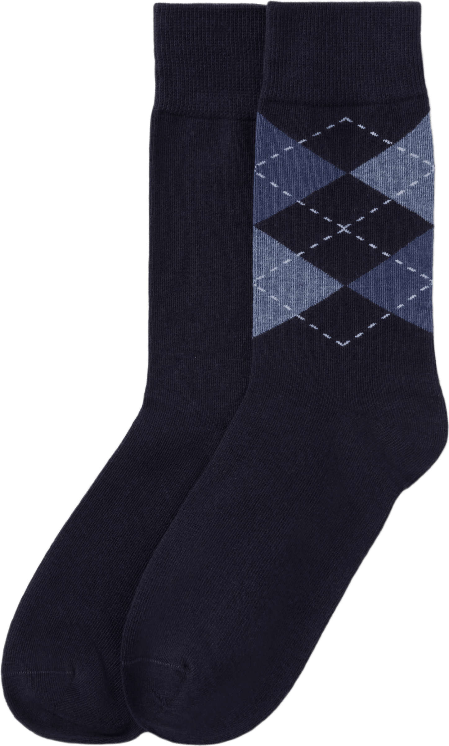Strumpor argyle, 2-pack