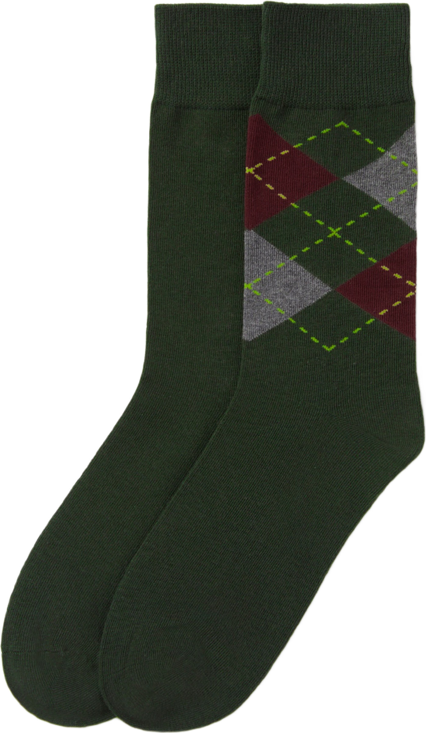 Strumpor argyle, 2-pack