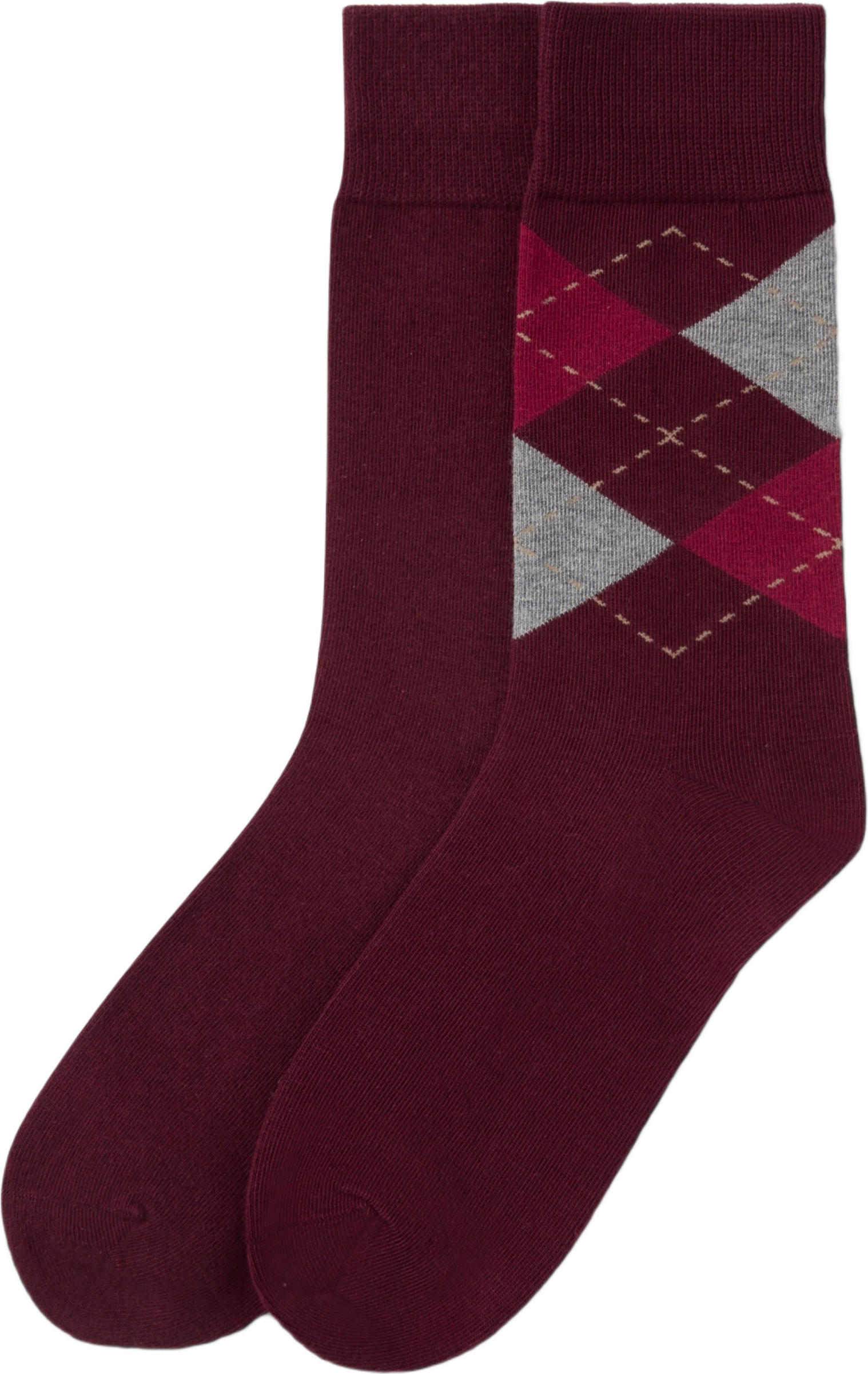Strumpor argyle, 2-pack