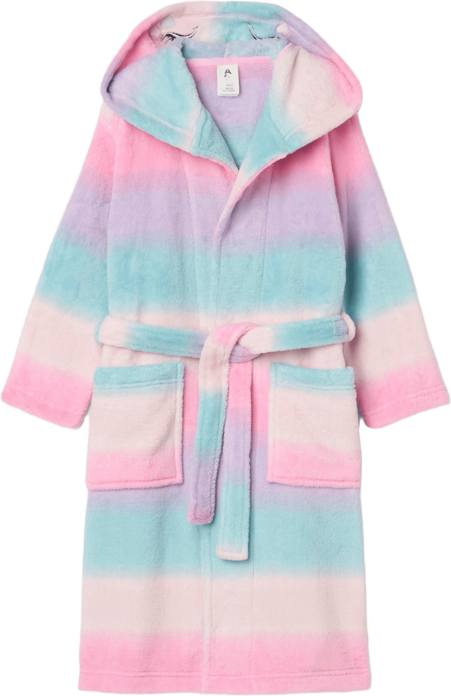 Morgonrock i fleece FOREST