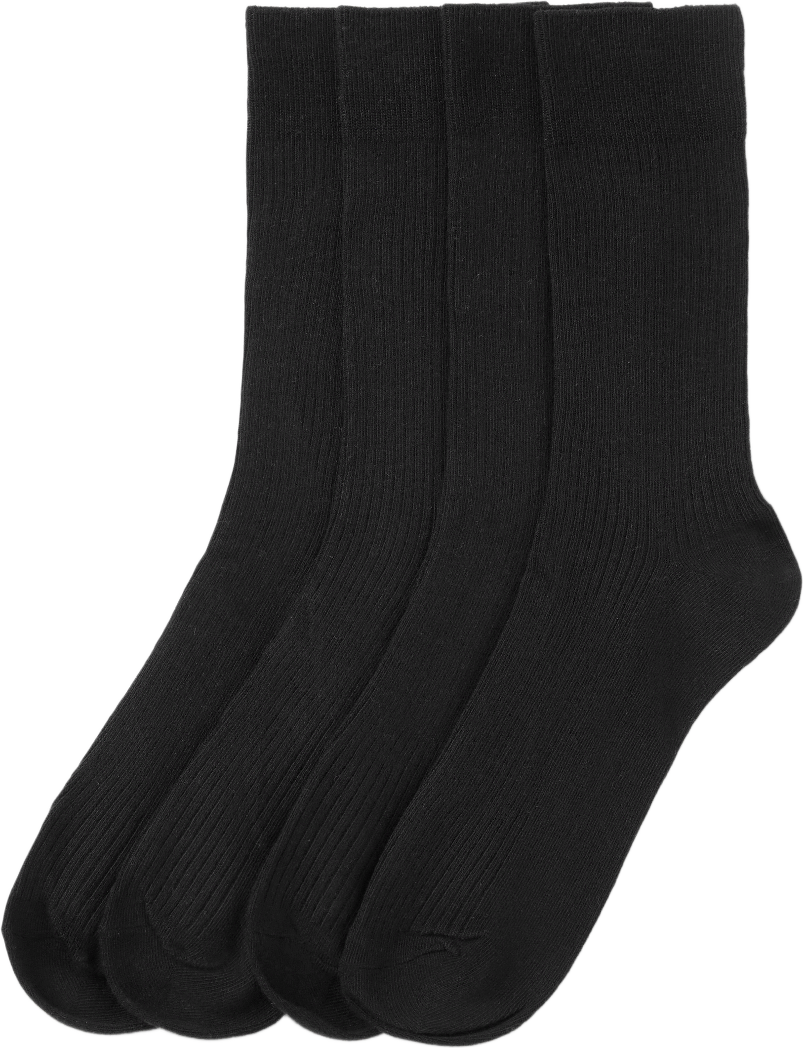 Ribbade strumpor, 4-pack