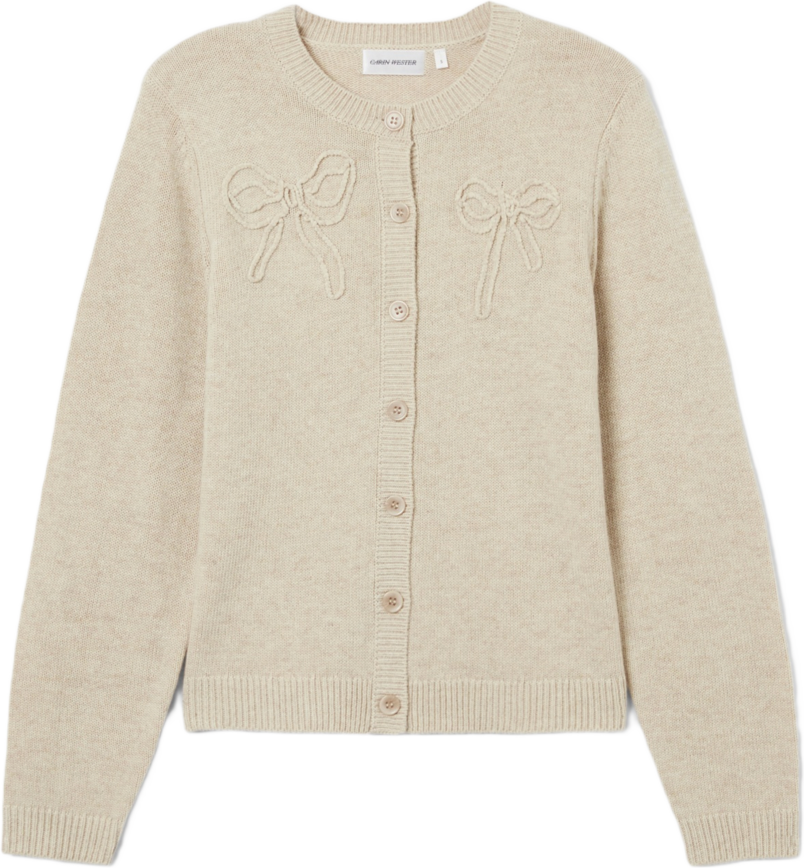 Cardigan med rosetter EBBIS