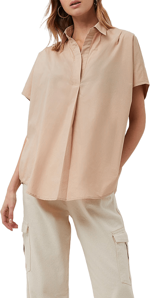 Cele Rhodes Poplin Slvlss  Shirt