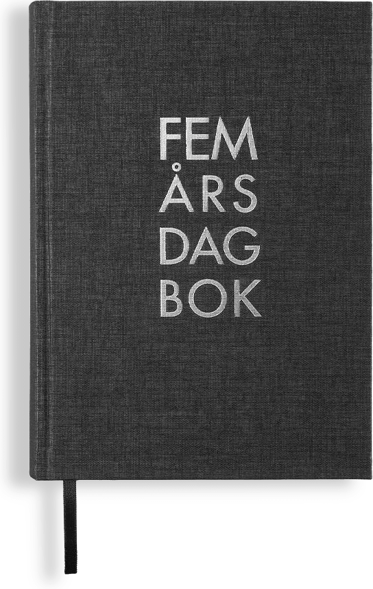 5-årsdagbok A5