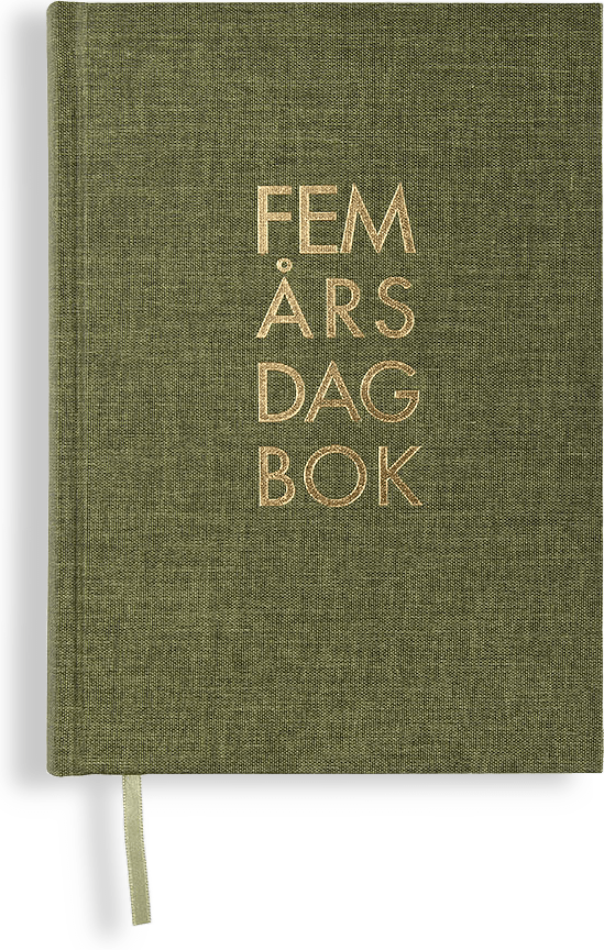 5-årsdagbok A5