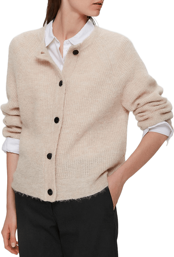 Lulu Ls Knit Short Cardigan