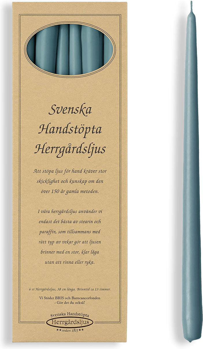 Svenska Handsstöpa Herrgårdsljus, 6-pack