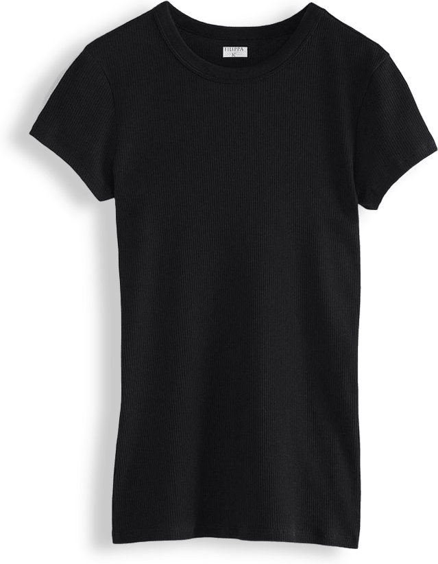 Fine Rib Tee