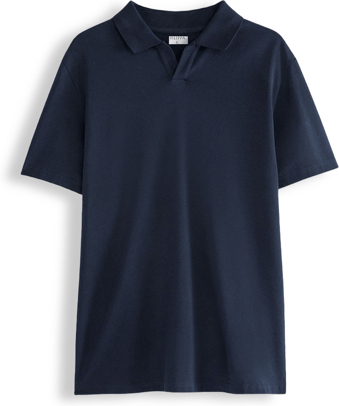 Stretch Cotton Polo T-Shirt
