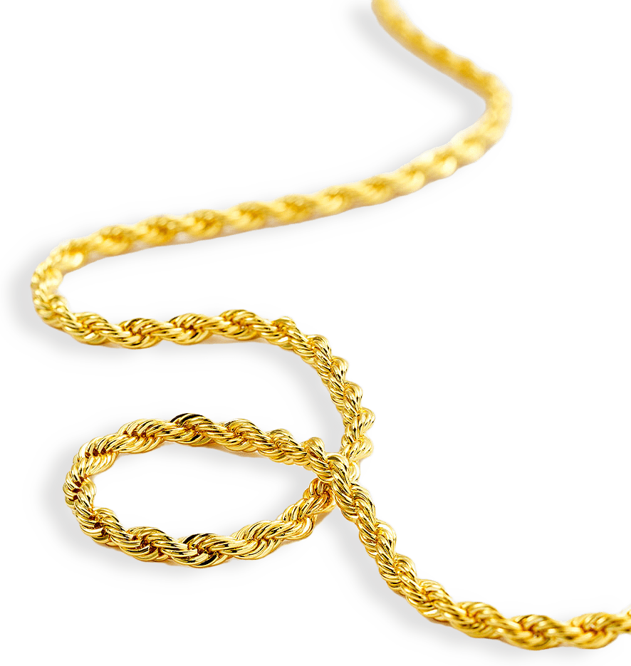 Signature Stack Rope Chain 80 cm