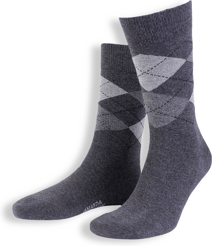 True Ankle Argyle Sock
