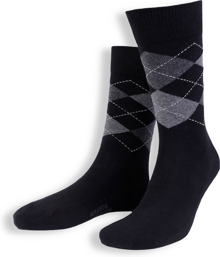 True Ankle Argyle Sock