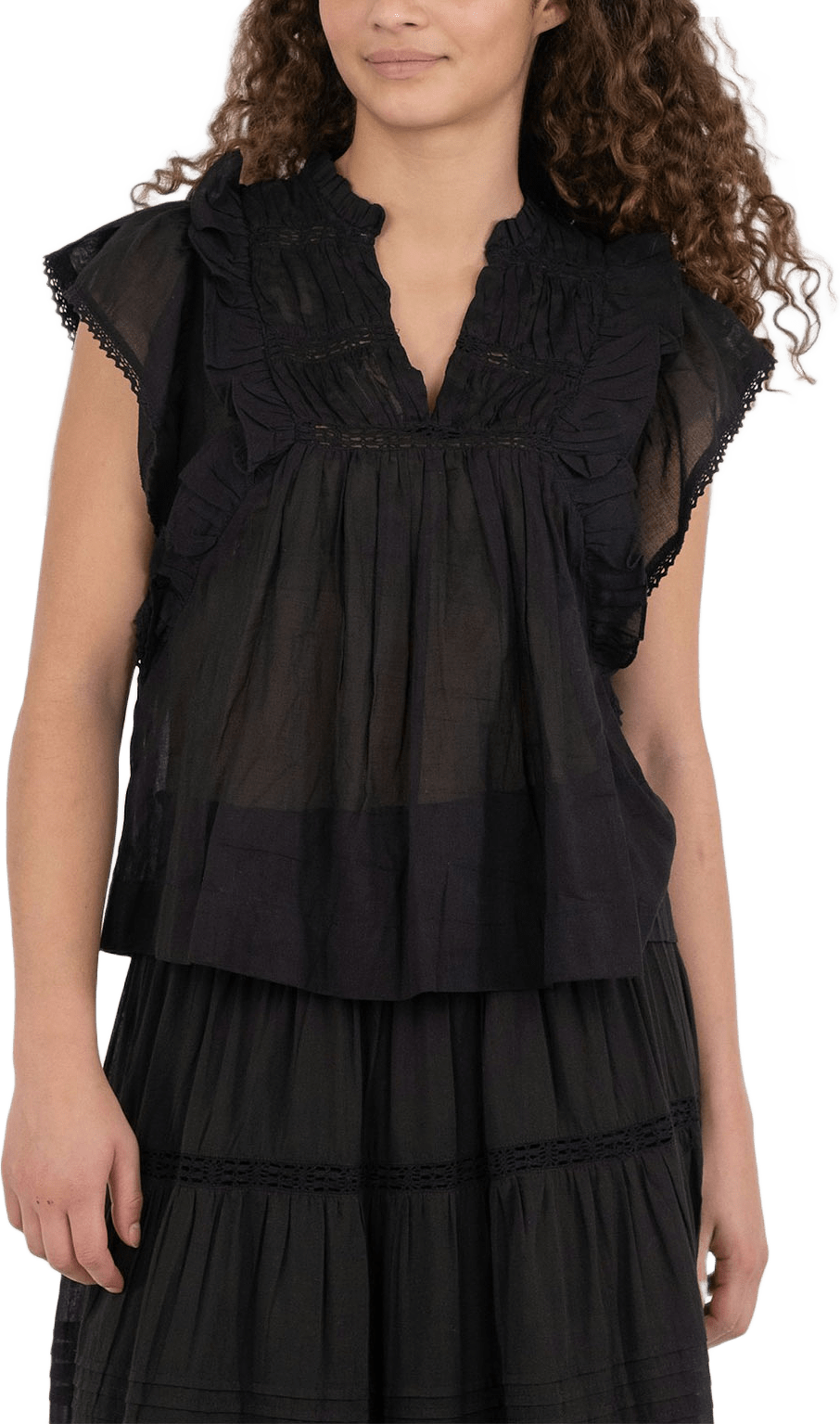 Jayla S Voile Top