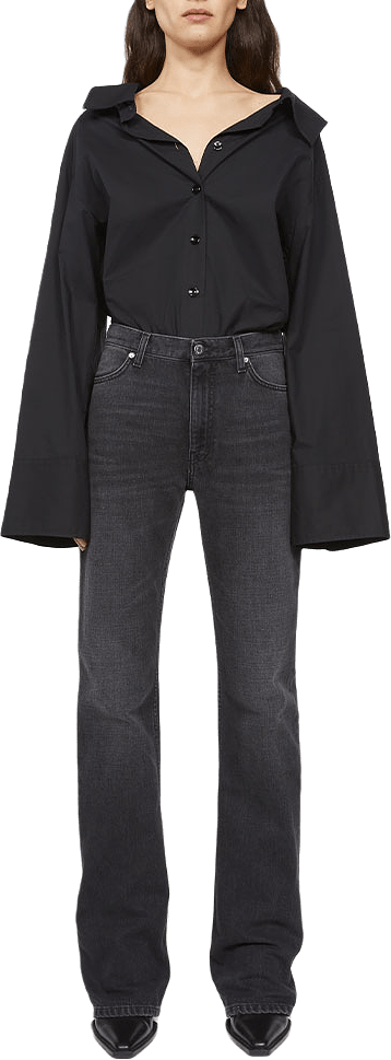 Denim Pants Extended Flare