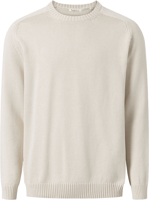 Plain Knitted Crew Neck - GOTS/Vegan