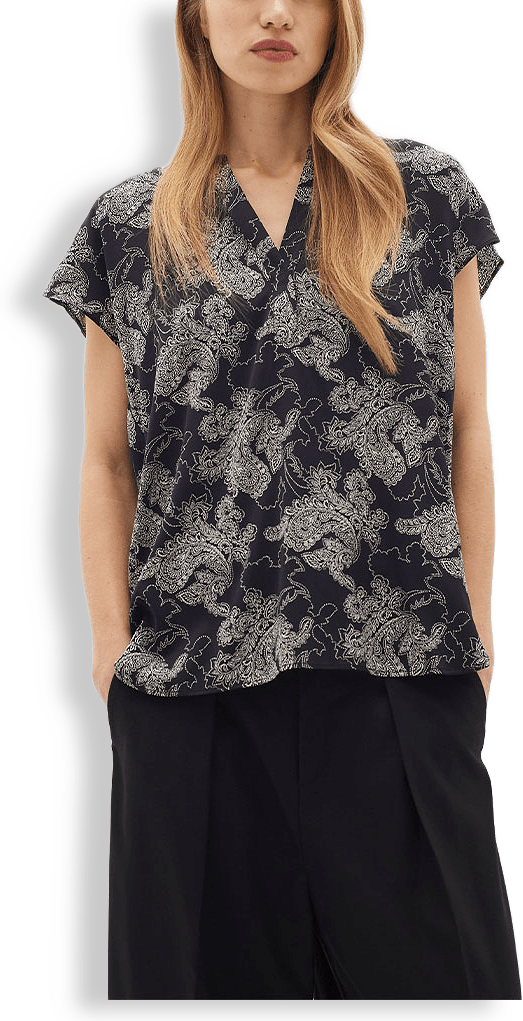 LikoIW Print Top