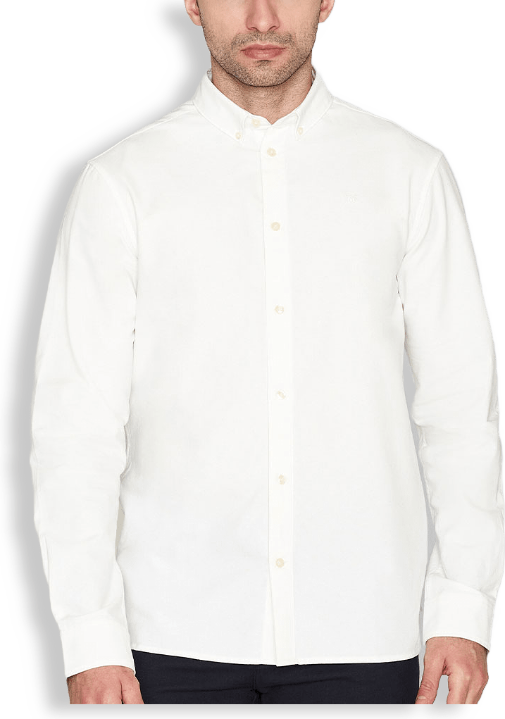 Harald Small owl oxford regular fit shirt - GOTS/Vegan