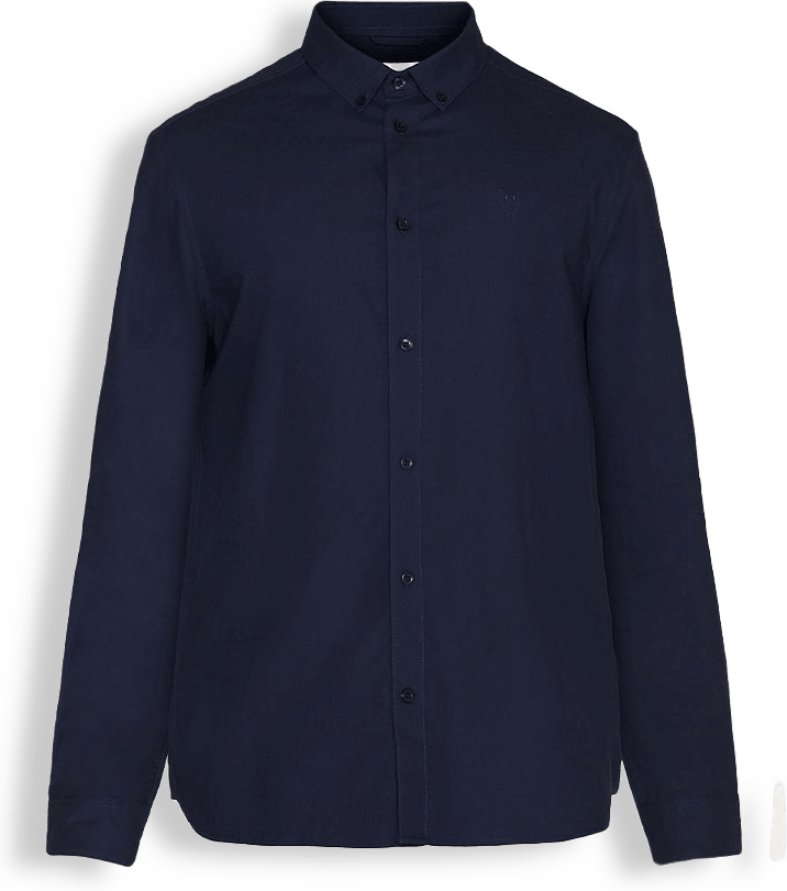 Harald Small owl oxford regular fit shirt - GOTS/Vegan