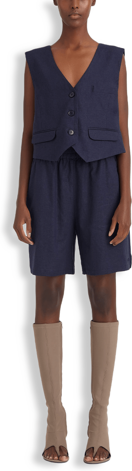 LizaGZ Linen Waistcoat