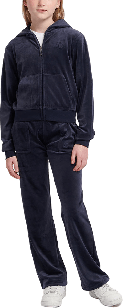 Trousers Tonal Embro Velour Patch Pocket Wide Leg