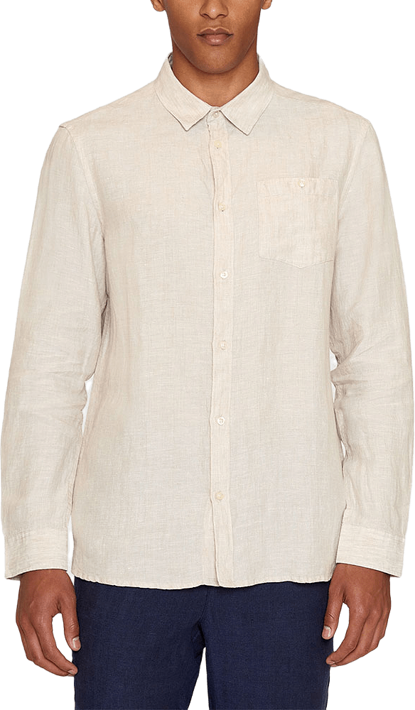 Regular linen shirt