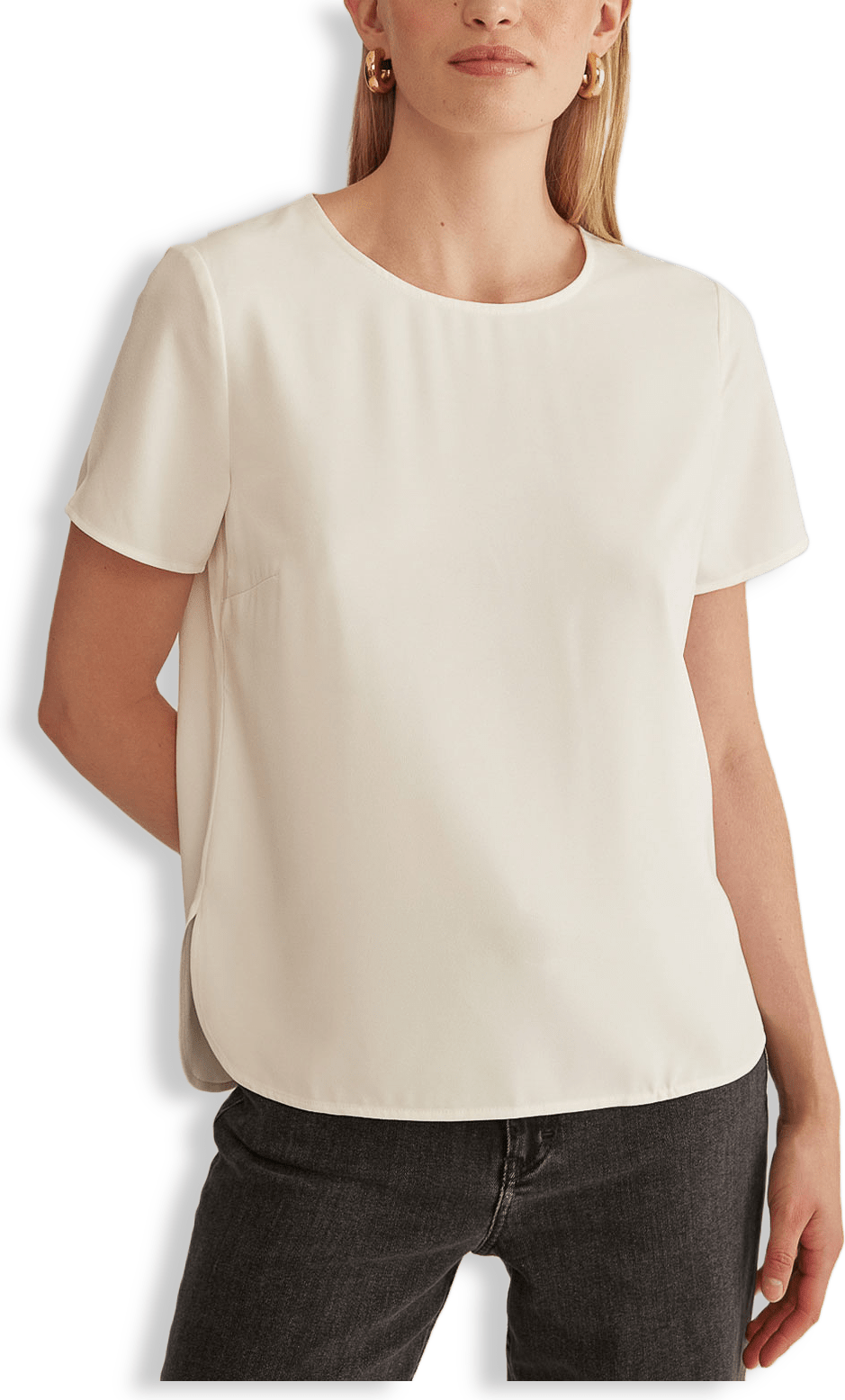 Olga Stretch Crepe Top