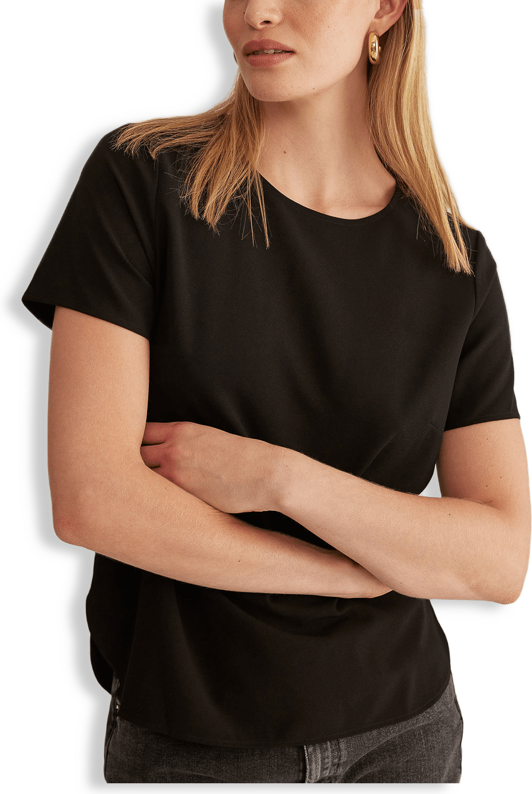 Olga Stretch Crepe Top