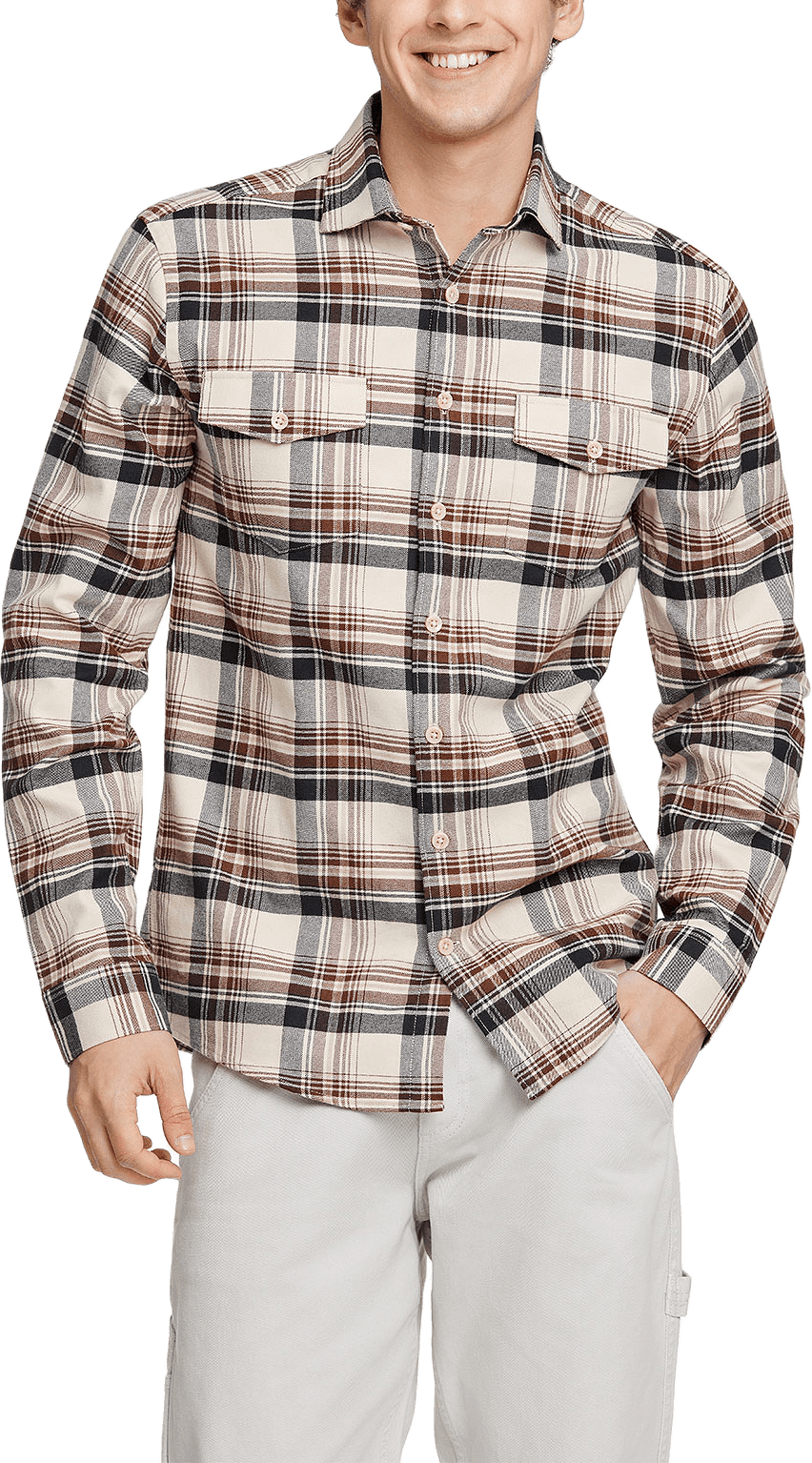 Checked Brushed Shirt L/S