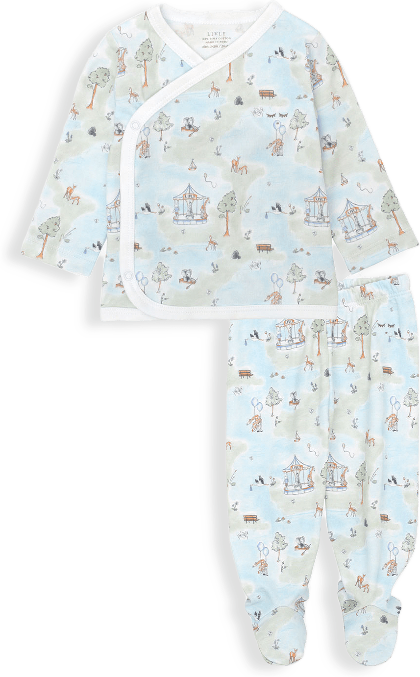 Carousel Kimono Set