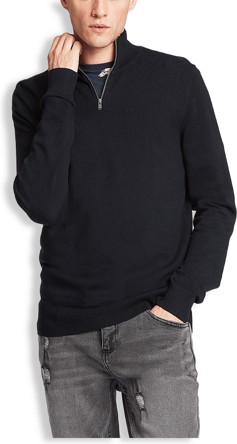 Half Zip Knit